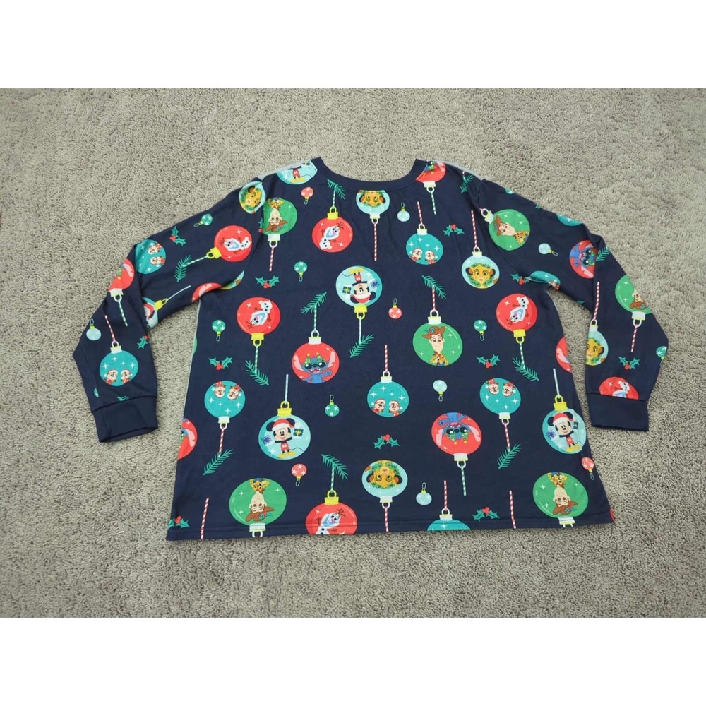 Disney 100th Anniversary Pajama Set Womens 3X PLUS Blue Sleepwear - Picture 6 of 13